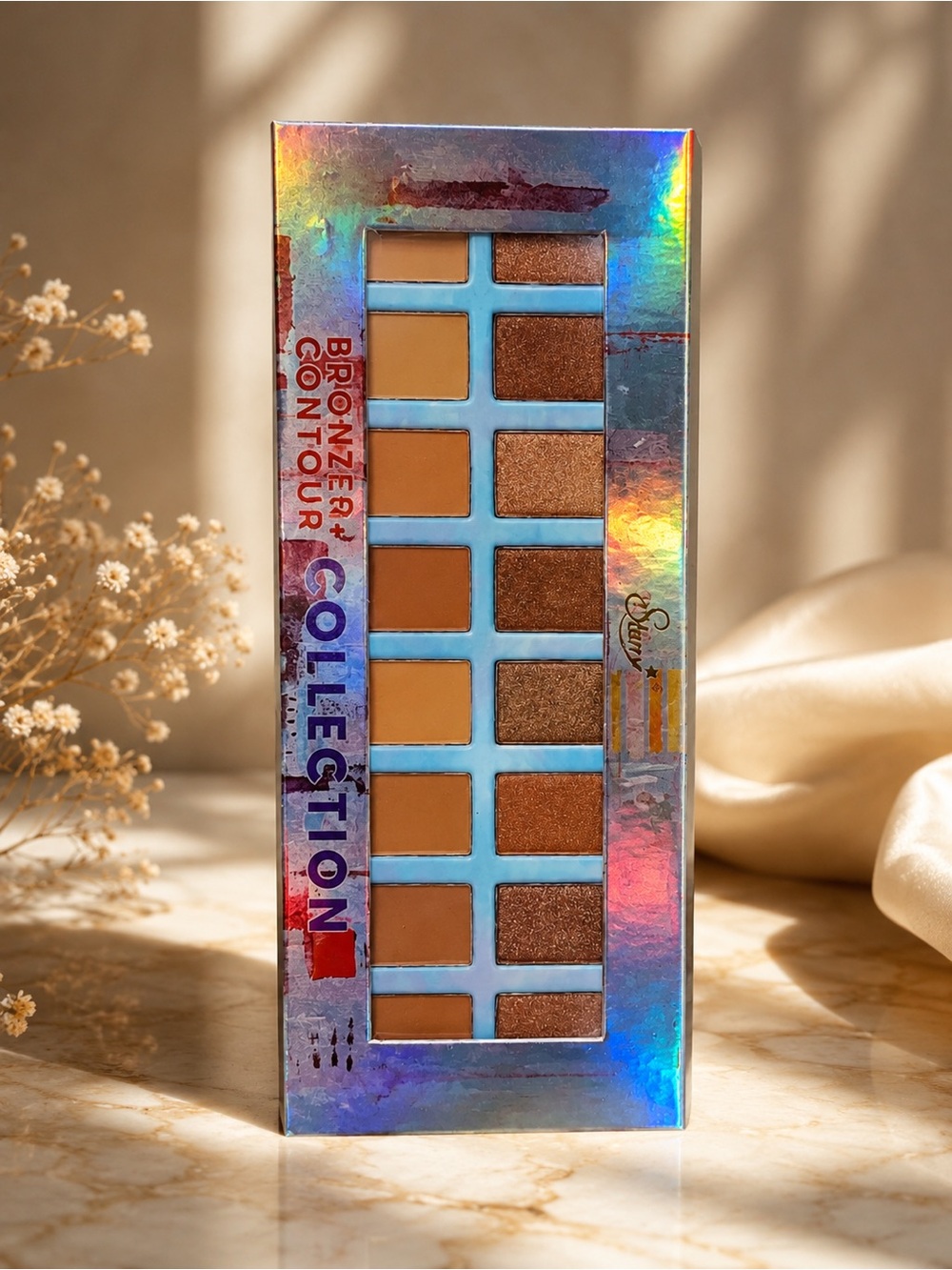 Bronzer & Contour Palette – Warm Brown Shades